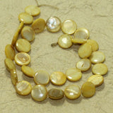 12mm Disc Shell Beads 1 String