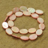 19x13mm Oval Shell Beads 1 String