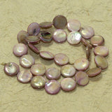 12mm Disc Shell Beads 1 String