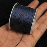 50 Mtr 0.5mm Colored Satin Thread Spool