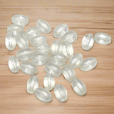 425 Special Polish Glass Oval Beads Opal 6x4 mm