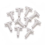 11x9mm Letter T Stainless Steel Charms