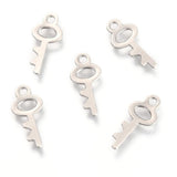 14x6.5mm Stainless Steel Key Charms