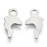 Stainless Steel Charms Fish, 6 Patterns