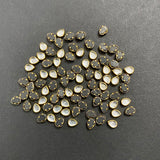 50gm, 6x4mm, Brass Kundan Stones Drop