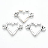 16x23mm Alloy Links Heart Connector