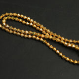 5mm Brass Dholki Gold Beads