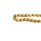 5mm Brass Dholki Gold Beads