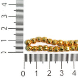 5mm Brass Kharbuja Gold Beads