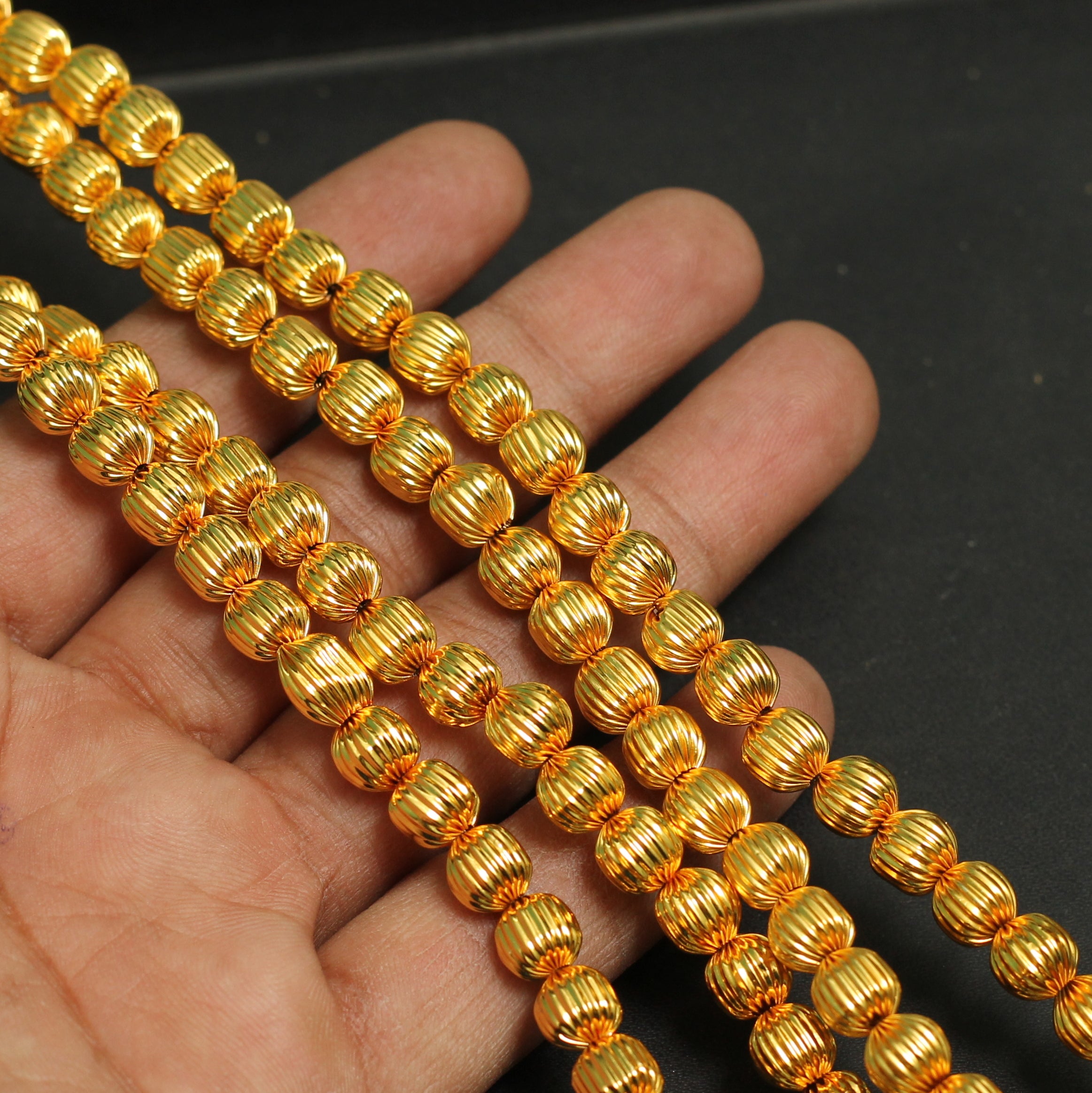 Kharbuja Brass Beads at Rs 170/pack, Rajkot