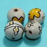 20 Pcs Wooden Round Beads 1 Inch