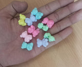 500Gm, 18x15mm Multicolor Teddy Bear Acrylic Beads