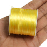 40 Mtr, 0.5mm Colored Flat Elastic Thread Neon