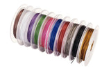 100 Mtrs, Colored Tiger Tail Beading Wire Combo