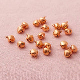 100 Pcs, 8mm Embellishments Jingle Bell Ghungroo Beads Copper