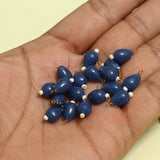 100 Pcs, 10x7mm  Drop Acrylic Loreal Beads