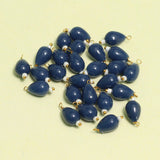 100 Pcs, 10x7mm  Drop Acrylic Loreal Beads