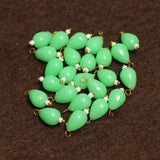 100 Pcs, 10x7mm  Drop Acrylic Loreal Beads