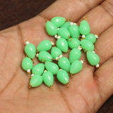 100 Pcs, 10x7mm  Drop Acrylic Loreal Beads