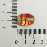 20x15mm Oval Fire Polish Glass Beads