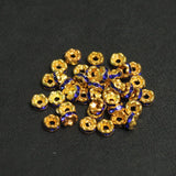 4mm Rhinestone Disc Spacer Beads