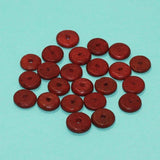 100 Pcs,4x15mm Disc Wooden Beads Natural