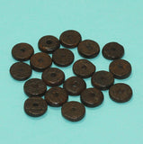 100 Pcs,4x15mm Disc Wooden Beads Natural