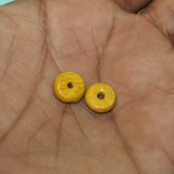 200 Pcs,3x10mm Disc Wooden Beads Natural