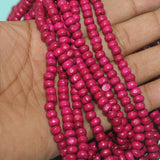 1400 Pcs,5x6mm Tyre Wooden Beads Purple