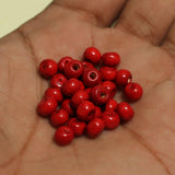 200 Pcs,5x6mm Tyre Wooden Beads Natural