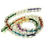 Glass Round Beads Assorted Inside Color 8 mm