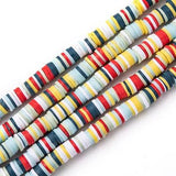 6mm Polymer Clay Fimo Ring Beads 1 String