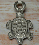 92.5 Sterling Silver Turtle Charm 12x7mm