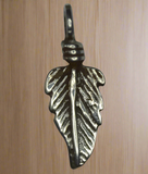 92.5 Sterling Silver 15mm Feather Charm