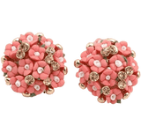 Floral LCT Stone Earrings