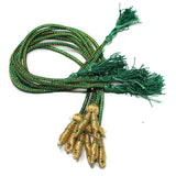 4 Pcs Zari Necklace Backrope Dori Green