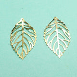 8 Pairs Gold Plated Earrings Components