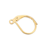 15x10mm Open Loop Lever back Earring Hooks