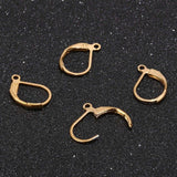 15x10mm Open Loop Lever back Earring Hooks