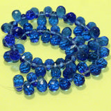 15x10mm Crystal Faceted Drop Beads