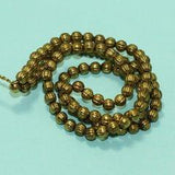 Golden Finish Liner Round Beads