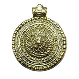 Antique Golden Metal Pendant 2.50 Inch