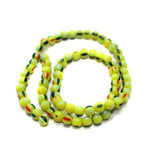 1 string of Glass Round Beads Twin Color 6mm