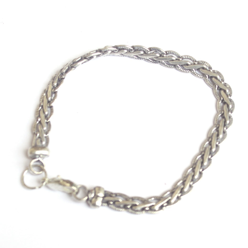 Stainless Steel Stylish Bracelet Bangle Kada For Women Silver – ZIVOM