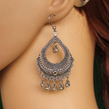 Antique Chandbali Stone Earrings