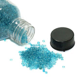 Glass Trans Seed Beads Turquoise 11/0