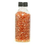 2 Cut Silver Line Glass Seed Beads Orange 11/0