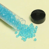 400 Pcs, 4mm Sky Blue Faceted Glass Bicone Beads