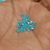 400 Pcs, 4mm Sky Blue Faceted Glass Bicone Beads