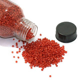 Glass Opaque Seed Beads Red 11/0